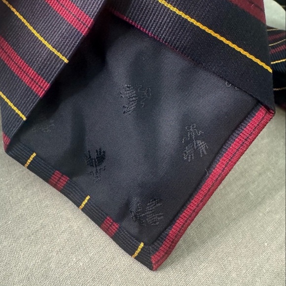 BROOKS BROTHERS Set of 2 Ties 100% Silk Patterned Striped - Picture 13 of 15